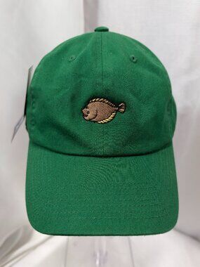 Pit Bull Cambridge Green Fish Embroidered Baseball Cap Hat Strapback